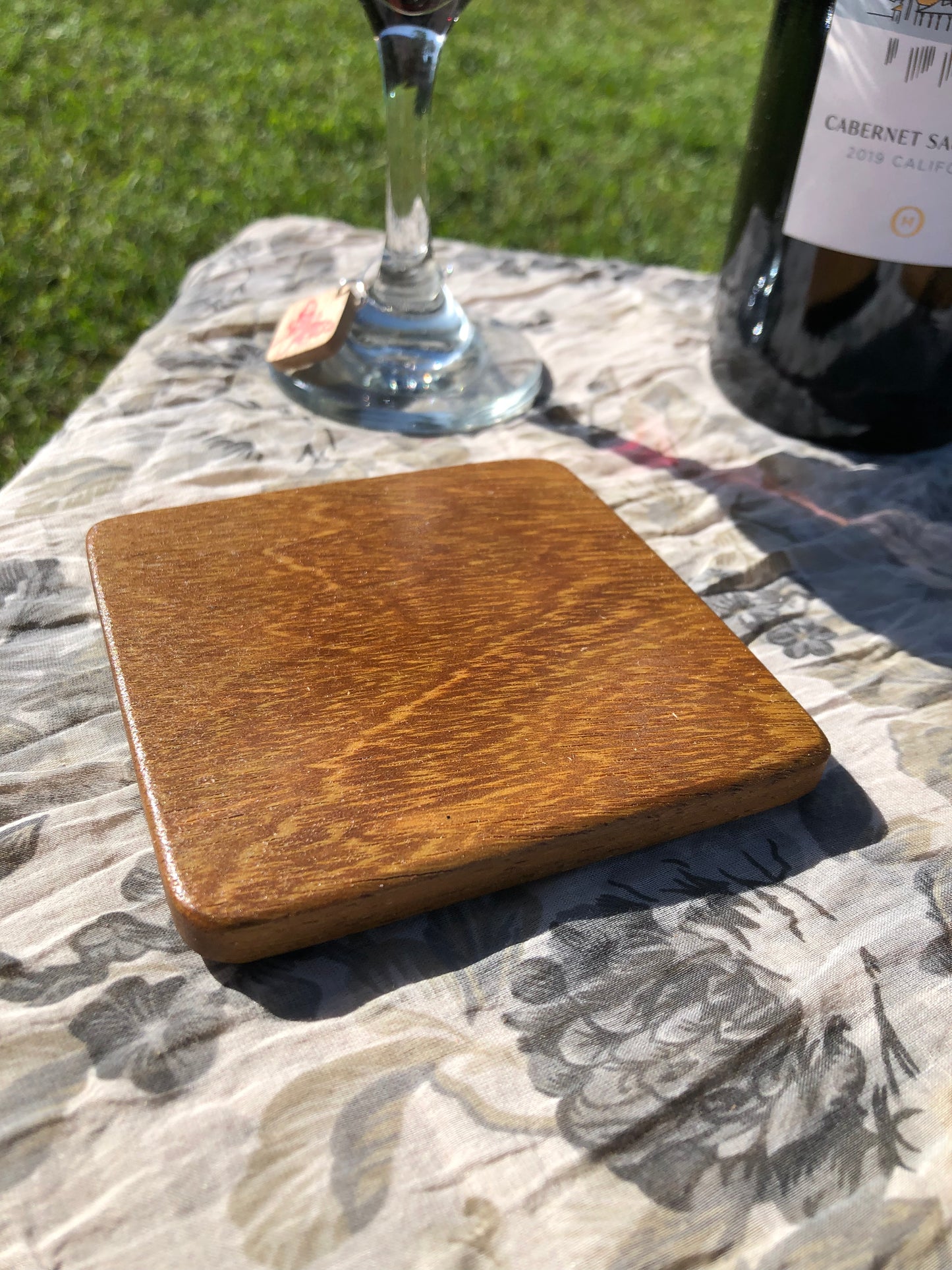 Golden Teak Coasters